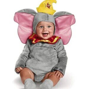 Disney Baby Elephant Costume - Gray, Pink, Yellow